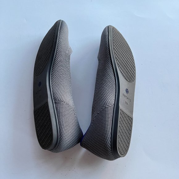 Rothy's Gray Rounded-Toe‎ Flats Womens Size 9.5 Slip On Shoes - Picture 7 of 7
